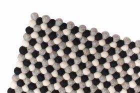 Dywan wełniany Black & White 120 x 60 cm - Feltiness