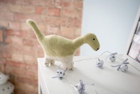 Dinozaur - zwierzak filcowy