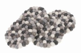 Podkładki wełniane na stół Beżowe - Feltiness