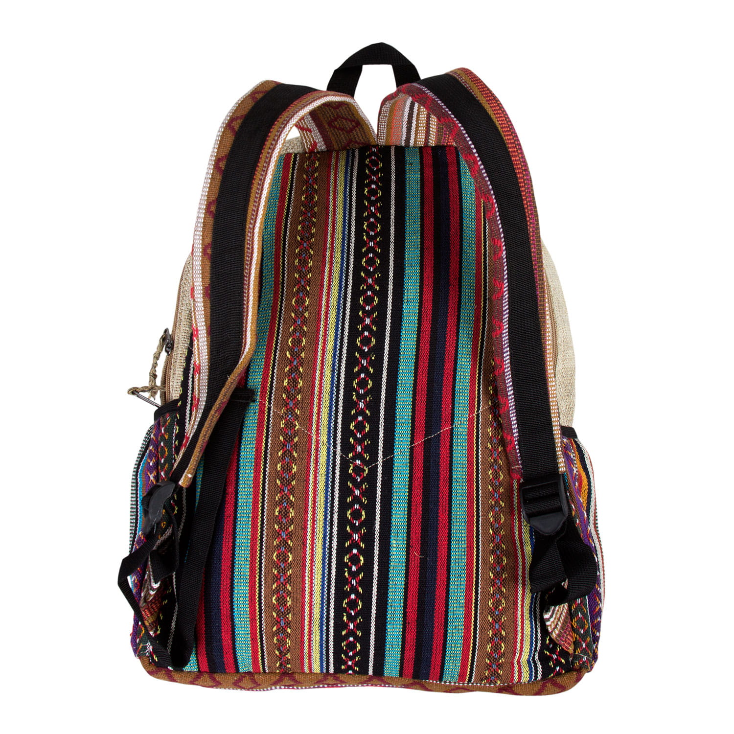 Plecak z włókien naturalnych Stripes - obrazek 4