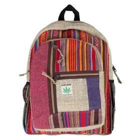 Alternative view of Plecak z włókien naturalnych Stripes