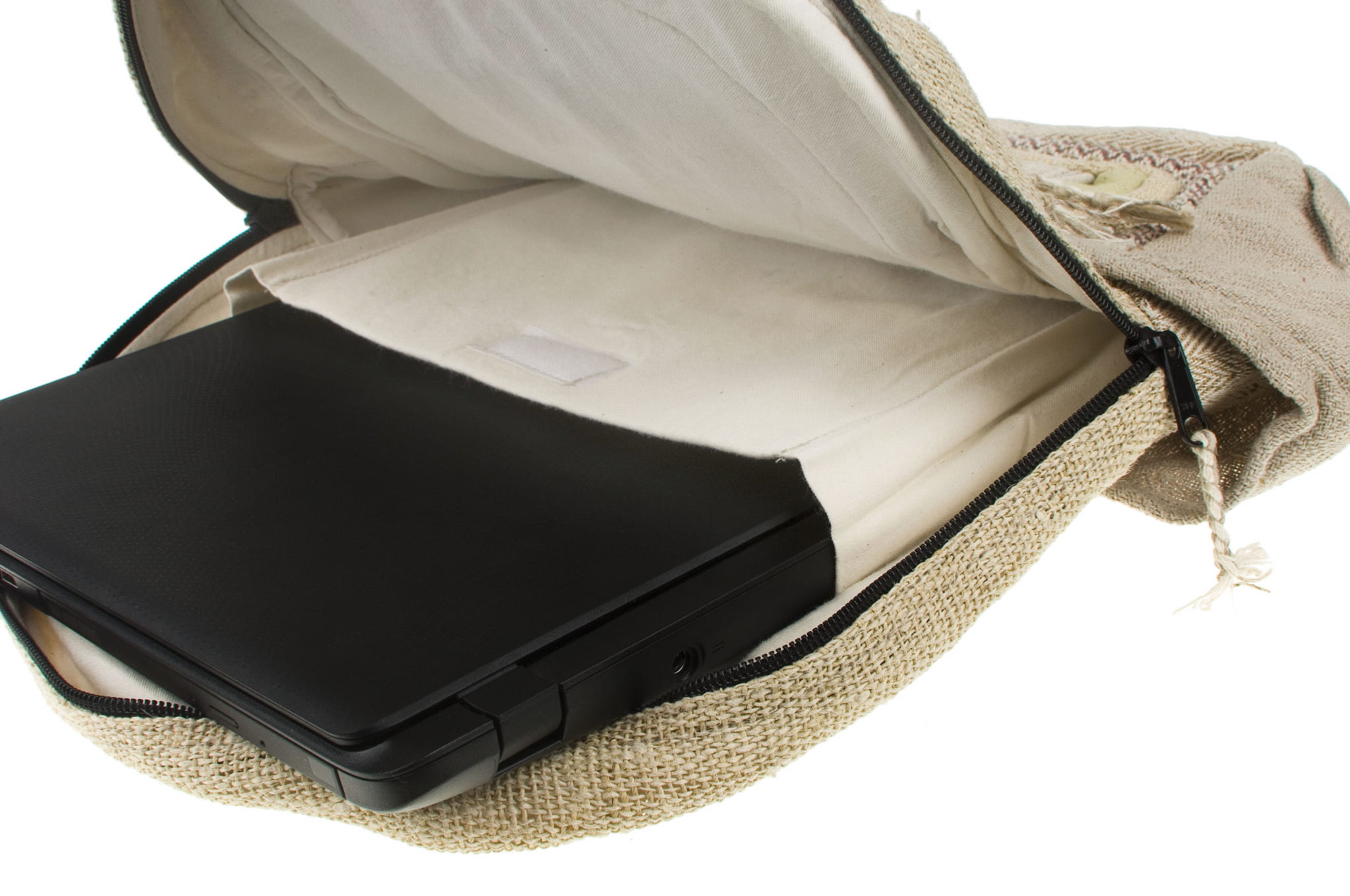 Plecak z włókien naturalnych Stripes - obrazek 6