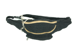 Saszetka na pas / nerka / biodrówka Black - Feltiness