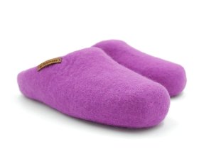 Alternative view of Paputy Fioletowe - wełniane bambosze