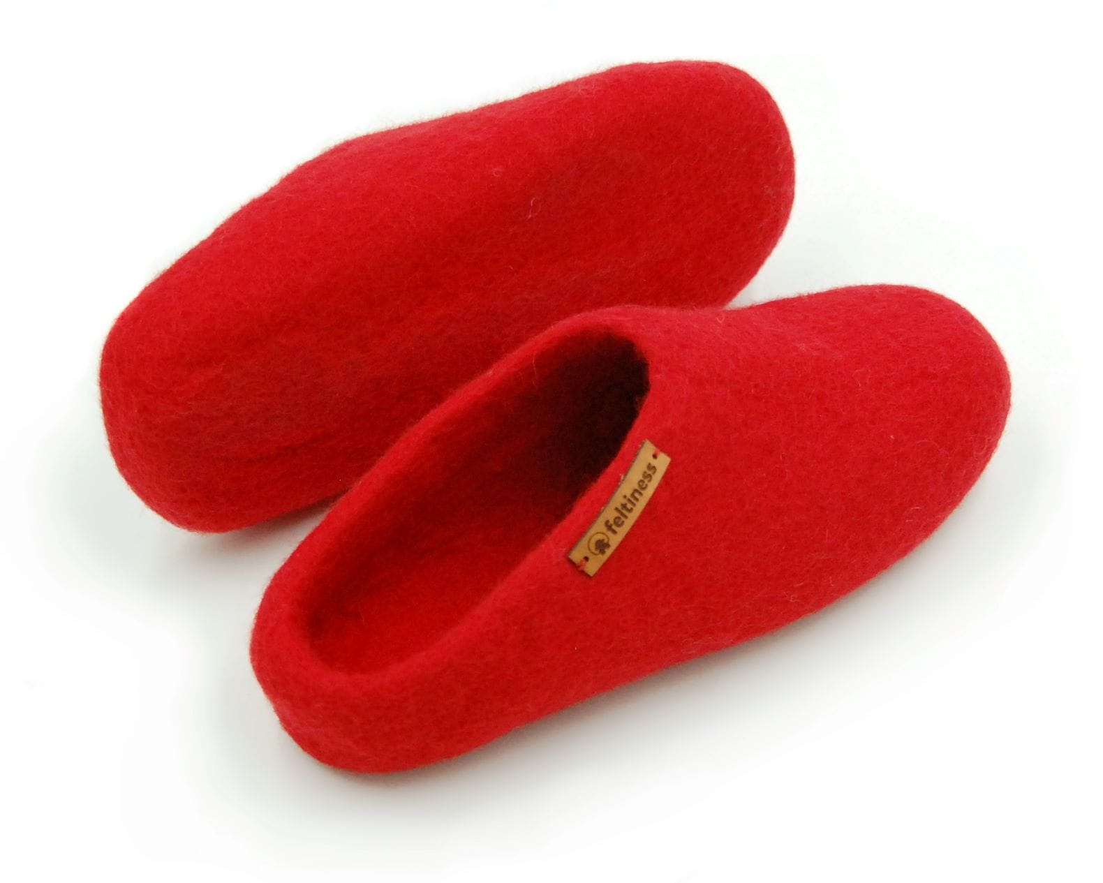 Paputy Czerwone - papcie wełniane