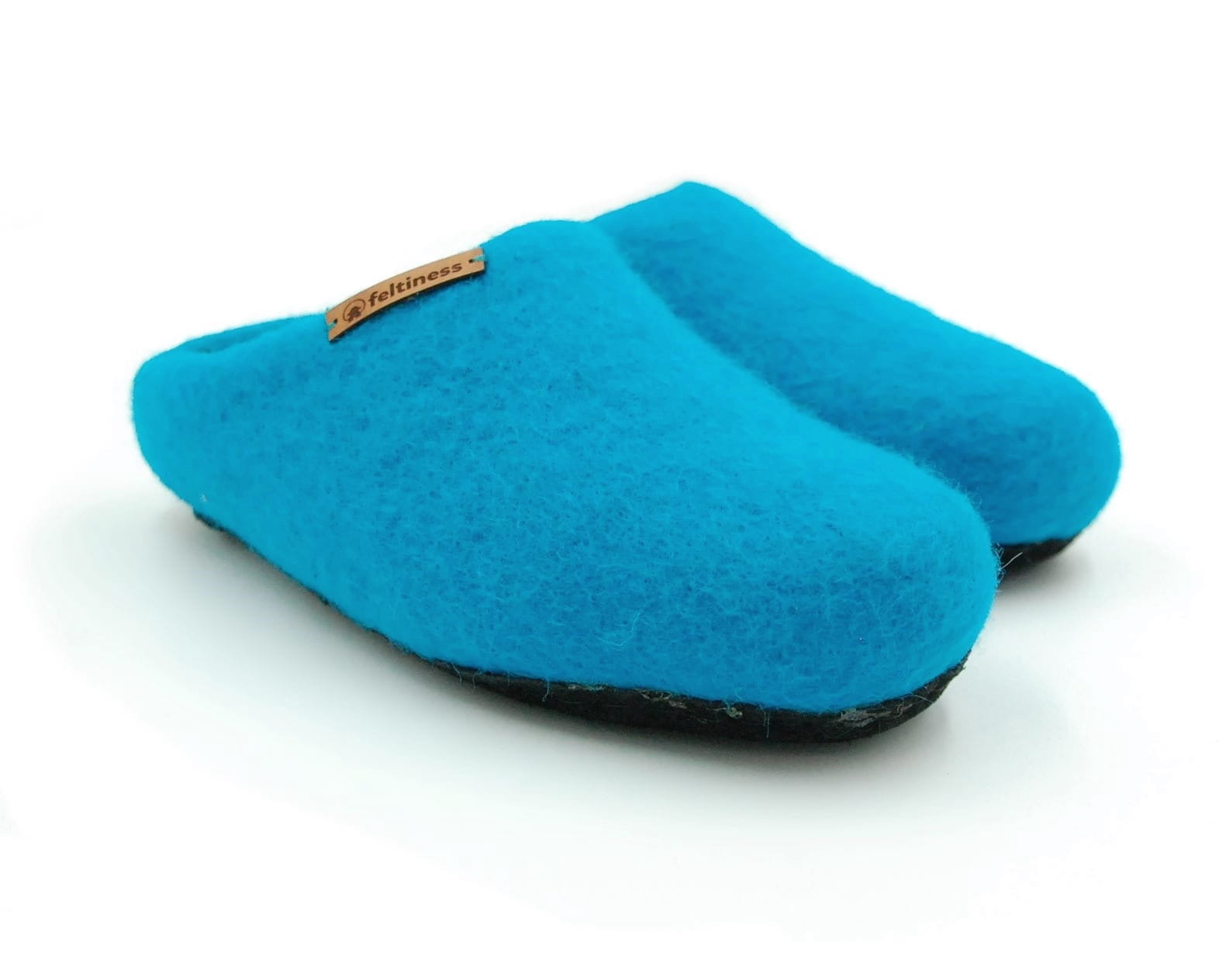 Paputy Morskie z podeszwą - papcie wełniane - obrazek 2