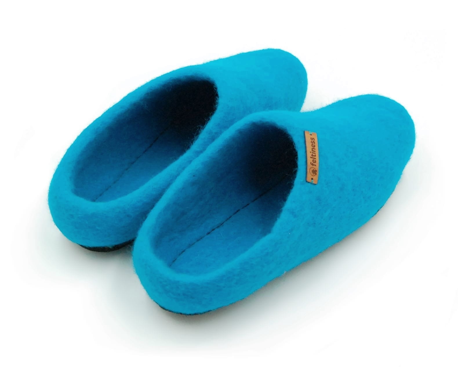 Paputy Morskie z podeszwą - papcie wełniane - obrazek 3