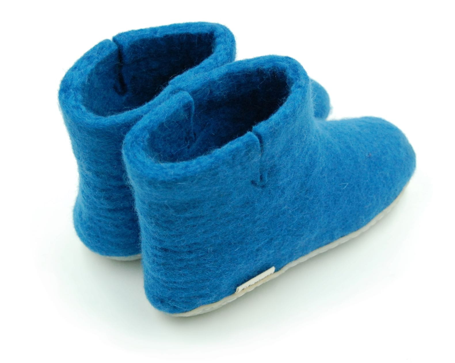 Bambosze Lazurowe - kapcie wełniane - obrazek 3