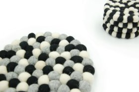 Alternative view of Podkładki wełniane pod kubek