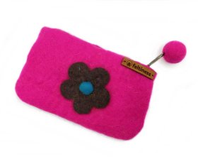 Portfel, futerał z filcu Kolorowy - Feltiness