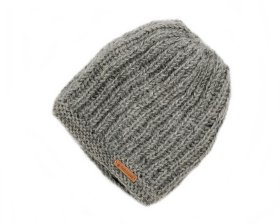 Alternative view of Czapka wełniana popielata