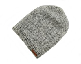 Alternative view of Czapka wełniana jasny Popiel