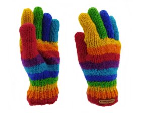 Rękawiczki wełniane Kolorowe
