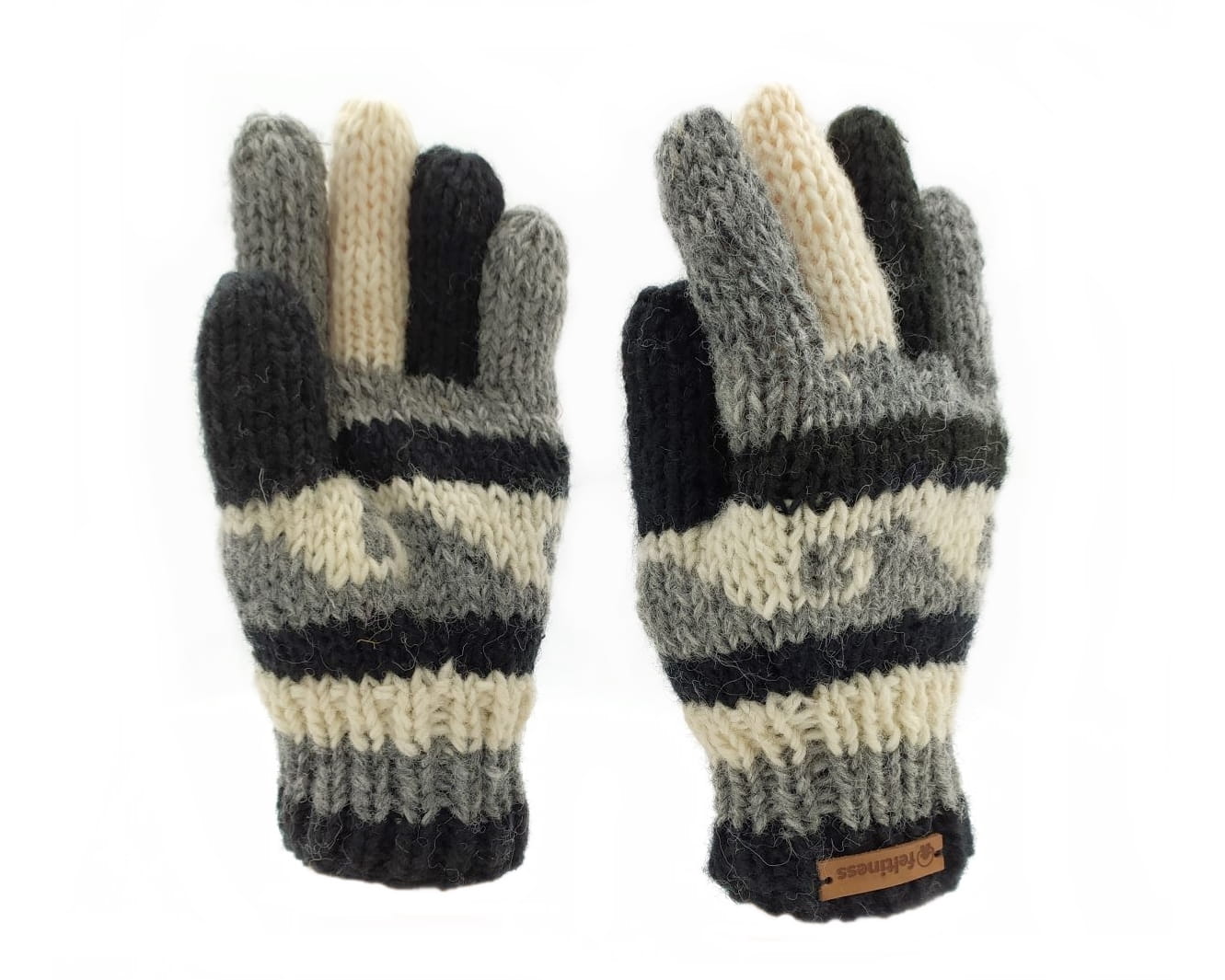 Rękawiczki wełniane wykonane ręcznie