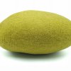 Pufa filcowa dekoracyjna z wełny duża oliwkowa - Feltiness