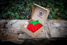 Czapka wełniana truskawka - Feltiness