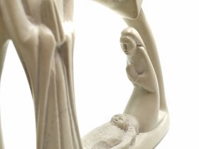 Rzeźba dekoracja Boże Narodzenie steatyt - Feltiness