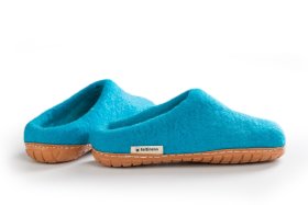 Paputy filcowe chodaki morskie z podeszwą - Feltiness