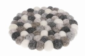 Podkładki wełniane na stół Beżowe - Feltiness