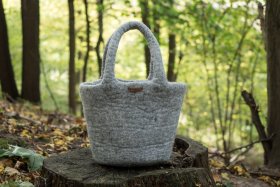 Alternative view of Torba filcowa Popiel - koszyk