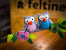 <p><span > </span></p> Wieszadełko Sowy - Feltiness