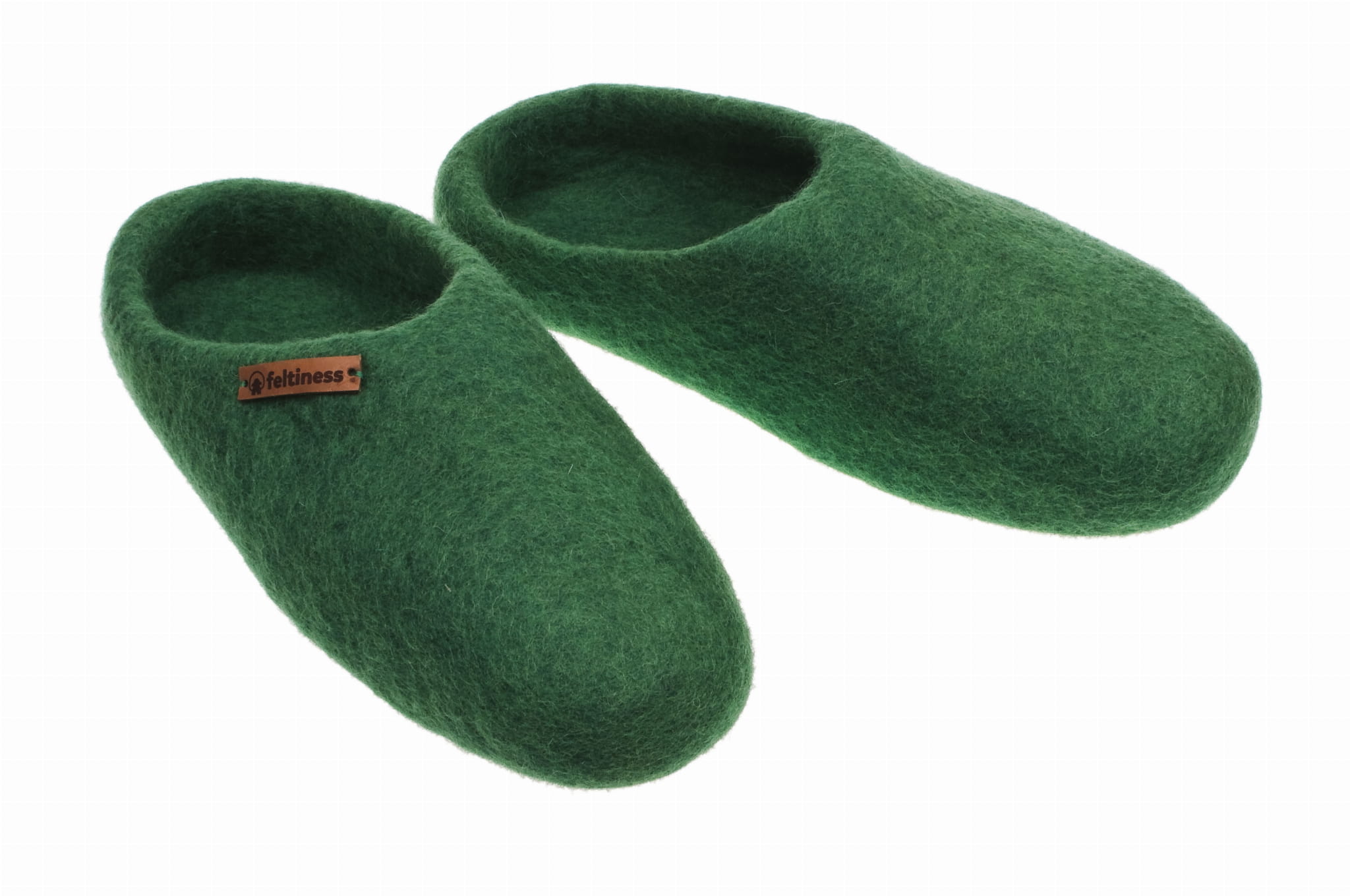 Paputy Zielone - kapcie wełniane - obrazek 6