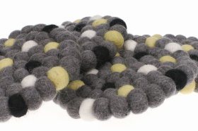 Podkładki z wełny na stół Multikolor - Feltiness