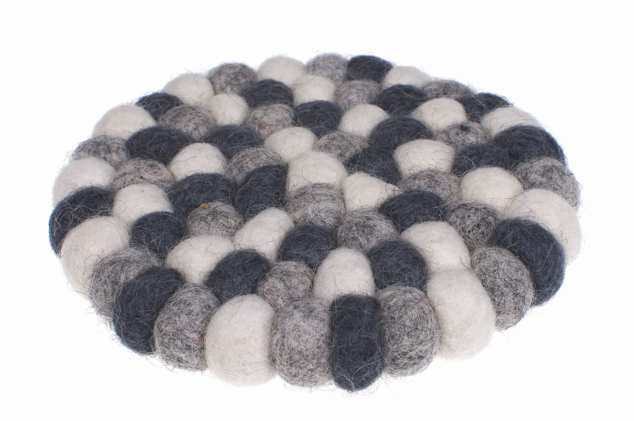 Podkładki wełniane pod kubki Stalowe - obrazek 3