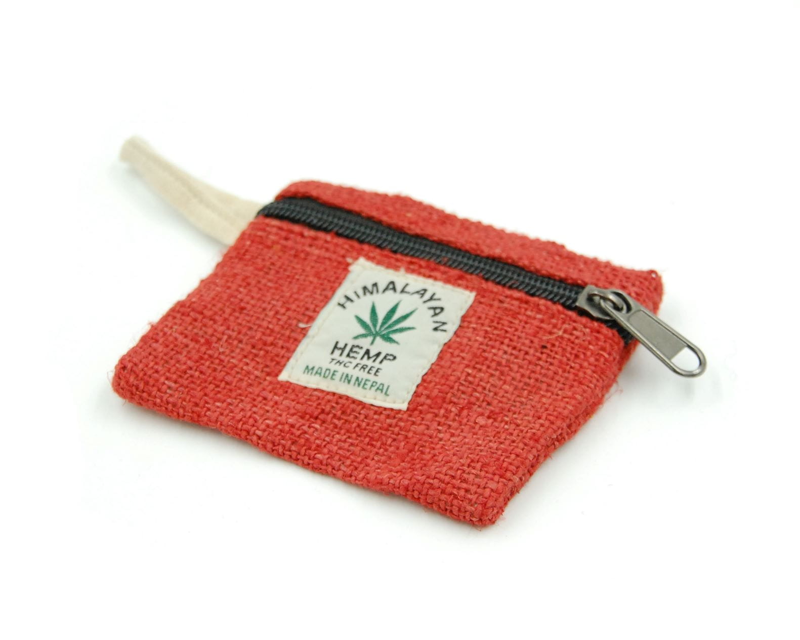 Portfel Red z konopi