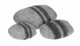 Poduszka filcowa Kamień Biały mały S - Feltiness