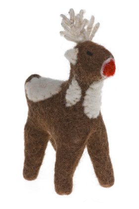 Renifer z filcowanej wełny - Feltiness