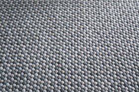 Dywan wełniany Jasny Popiel 200 x 145 cm - Feltiness