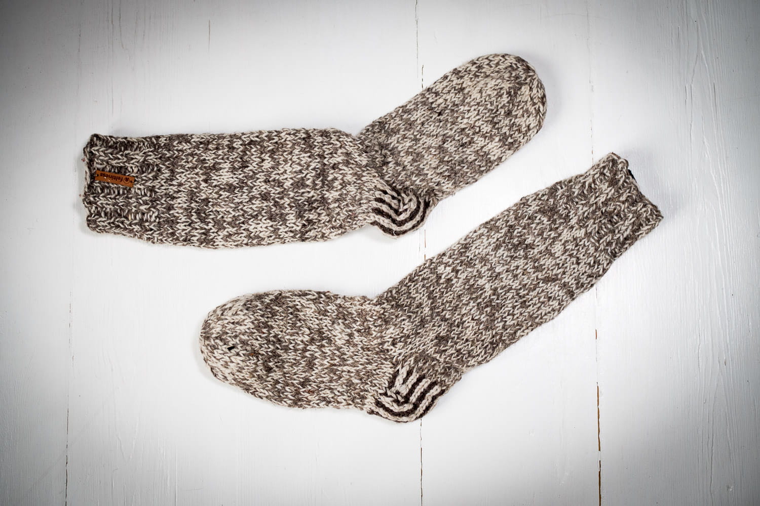 Wełniane skarpety Ocieplacze długie - obrazek 4