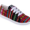 <p><span >Oryginalne buty Inkamos wykonane z kolorowej tkaniny zdobionej tradycyjnymi wzorami kultury Inków.</span></p> Trampki Inkamos Corto Negro, oryginalne buty z Peru - Feltiness