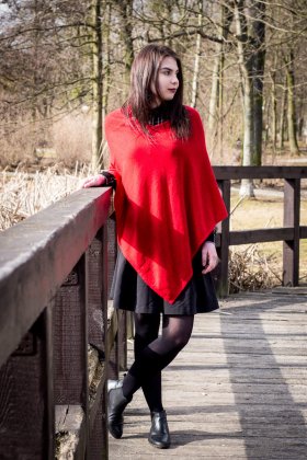 Poncho czerwone - Feltiness