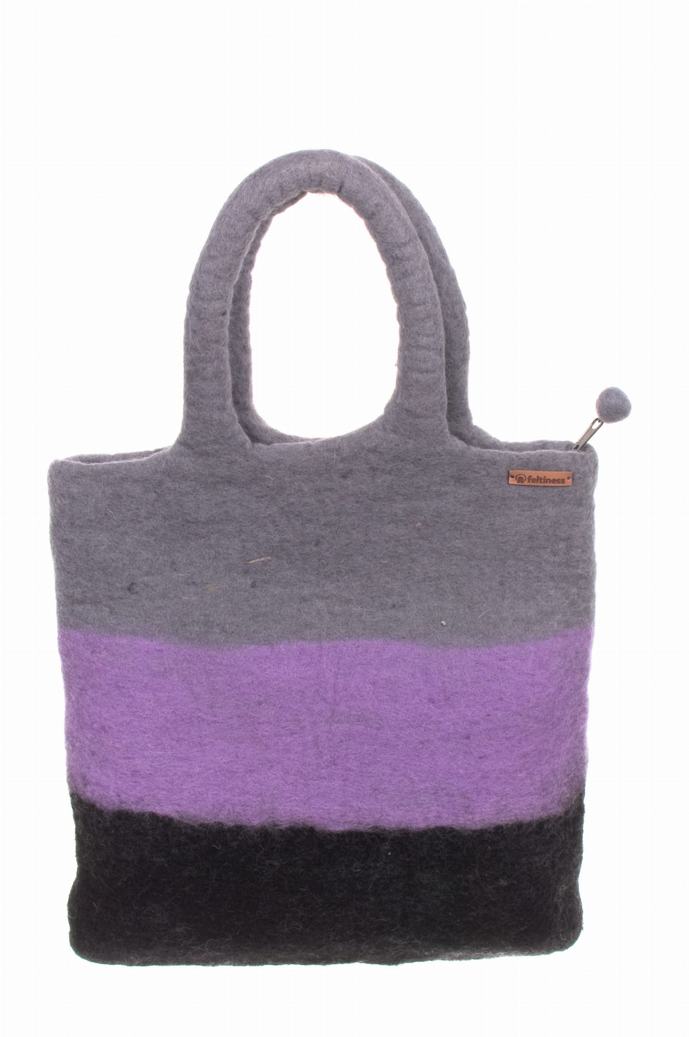 Torba z filcu Fioletowa - obrazek 4