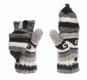 Alternative view of Rękawiczki wełniane z klapką