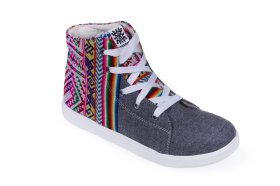 Trampki Inkamos Alto Gris, oryginalne buty z Peru