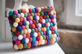 Portfel, pokrowiec filcowy Tradycyjny Multikolor - Feltiness