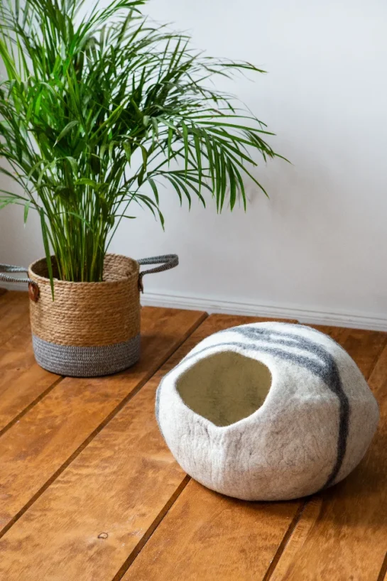 kojec dla kota z wełny filcowy (2)