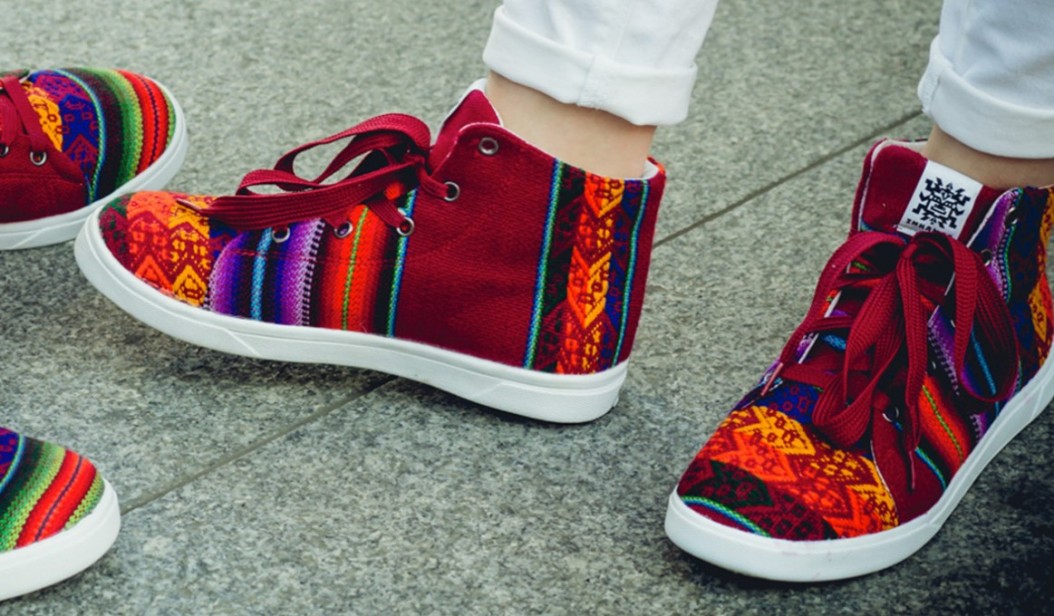 Kolorowe trampki z filcu