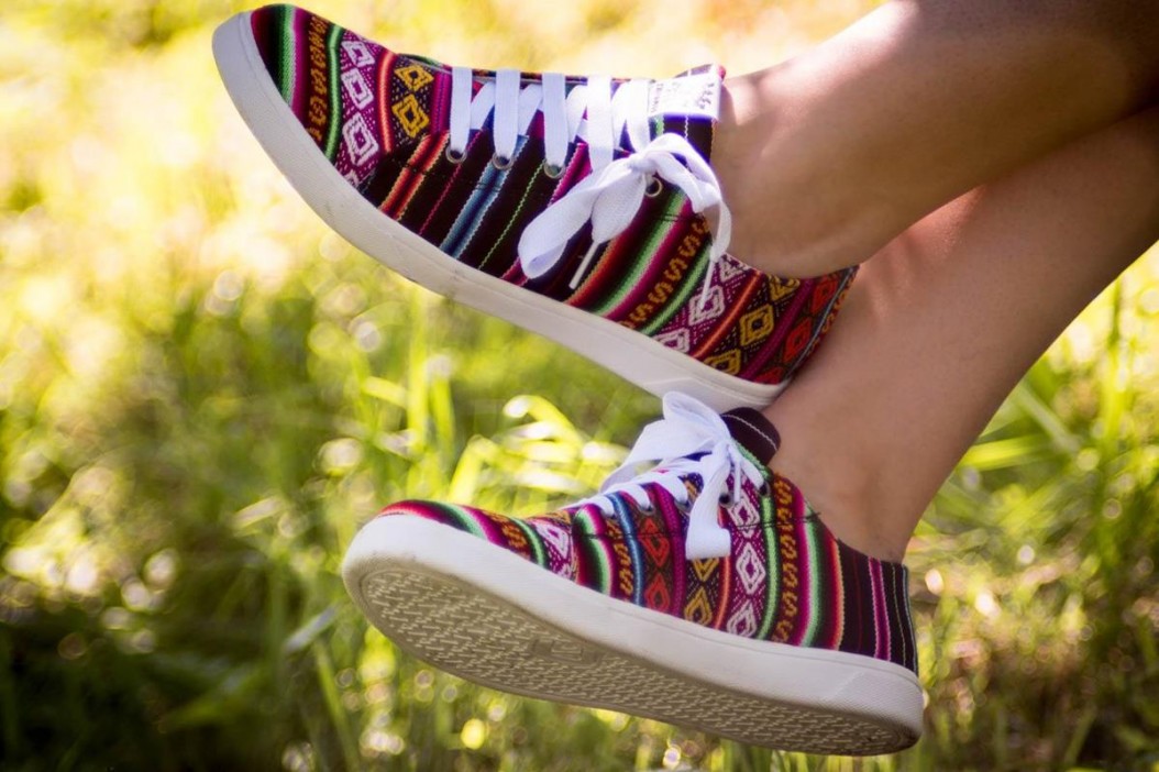 Peruwiańskie trampki z filcu